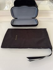 GUCCI Hard Shell Velvet Case with Soft Pouch Color Black