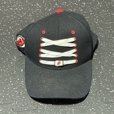Zephyr New Jersey Devils NHL Lace-Up Front Cap Hat Black/Red/White