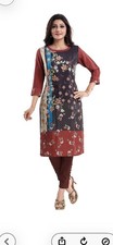 Indian Bollywood Kurta Kurti Designer Women Ethnic Dress Top Tunic Pakistani NEW