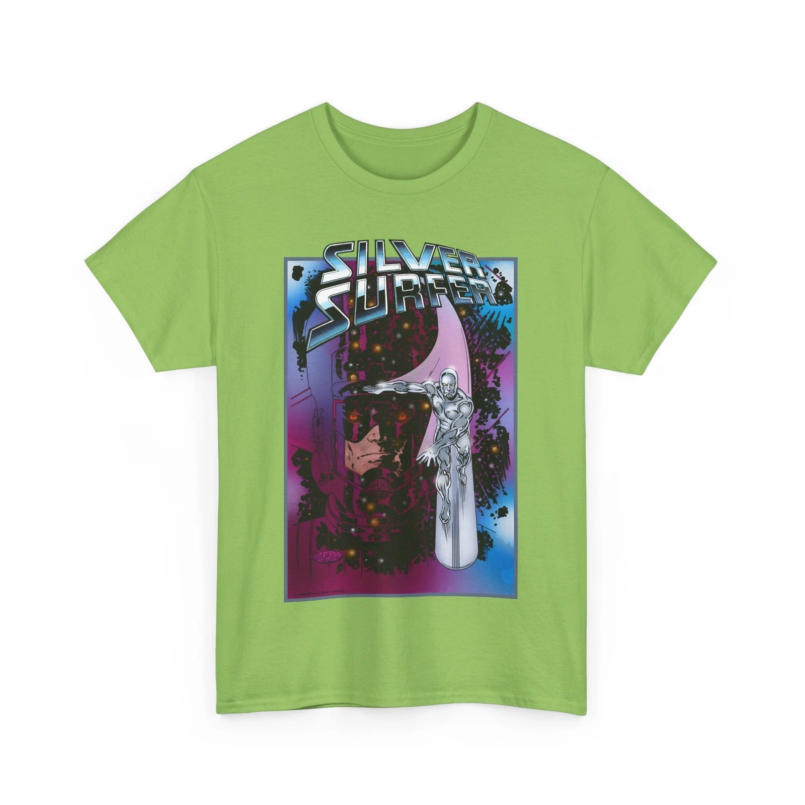 Silver Surfer & Galactus T-Shirt - John Byrne Art - Marvel Comics