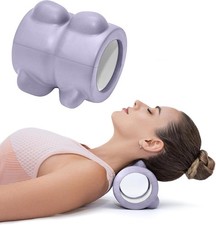 Lumia Wellness 4" Neck Massager Roller Headache Muscle Release Tool Cervical Tra