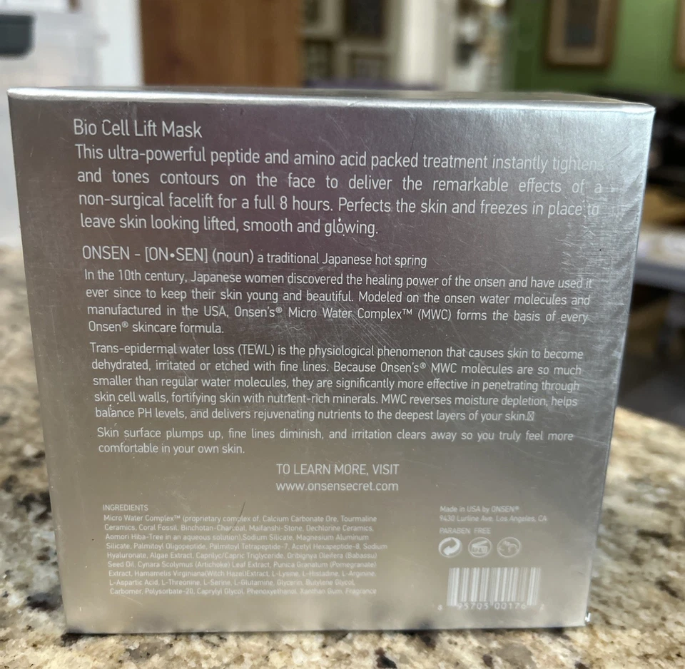 Onsen Bio Cell Lift Mask Instant Skin Firming Solution - Image 2 of 4