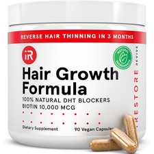 Hair Growth Supplement - Hair Loss Vitamins for Women and Men - Biotin