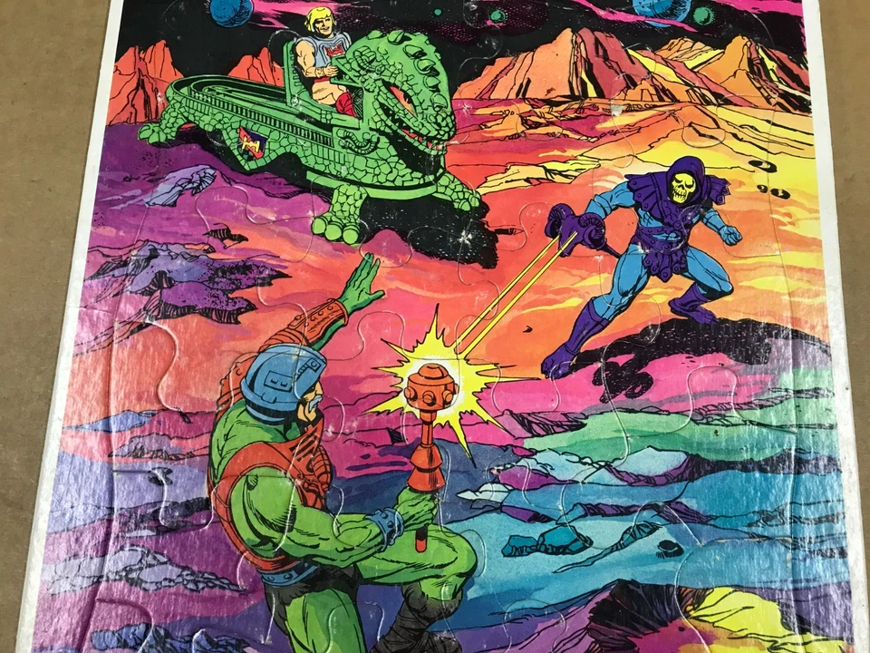 VTG 1984 Golden Masters Of The Universe Extra Thick Frame-Tray Puzzle #4558-1 - Image 3 of 4