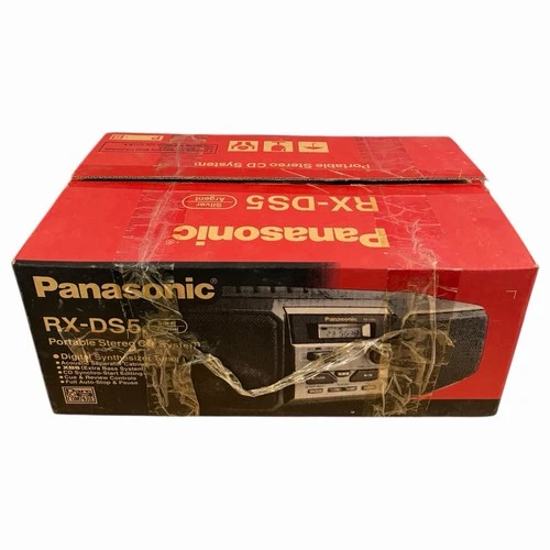 Panasonic RX-DS5 Portable Music Player CD/Tape/Radio Vtg 90s Boombox