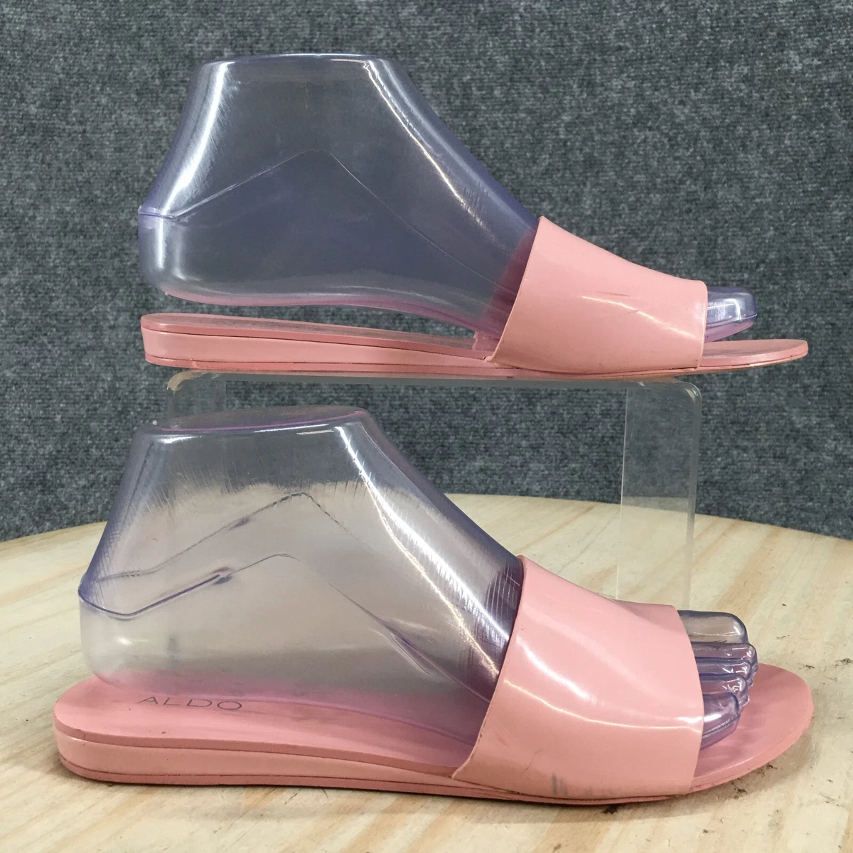 Aldo open sales toe flats