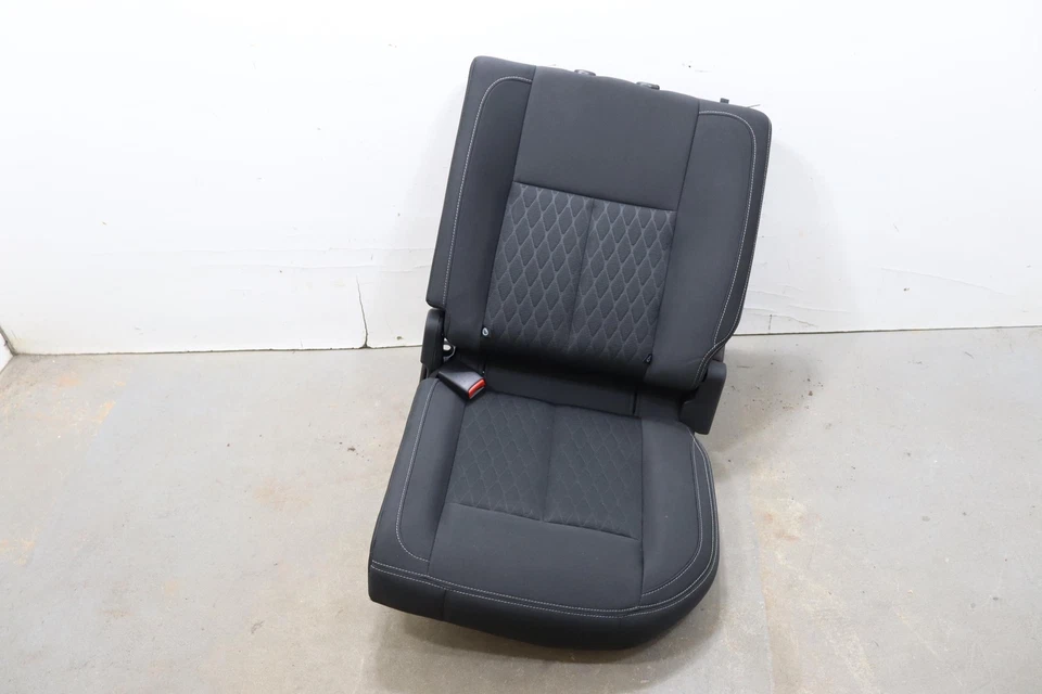 2019 NISSAN TITAN SV REAR LEFT SIDE SEAT CUSHION COVER OEM BLACK_G - Image 2 of 4