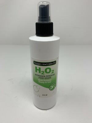 Oxygen Wellness Co. H2O2 Hydrogen Peroxide Food Grade 3% 8 oz. 