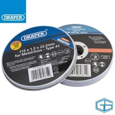 DRAPER 82831 THIN METAL CUTTING DISC BLADE ANGLE GRINDER 115 X 22.2 X 1.2MM