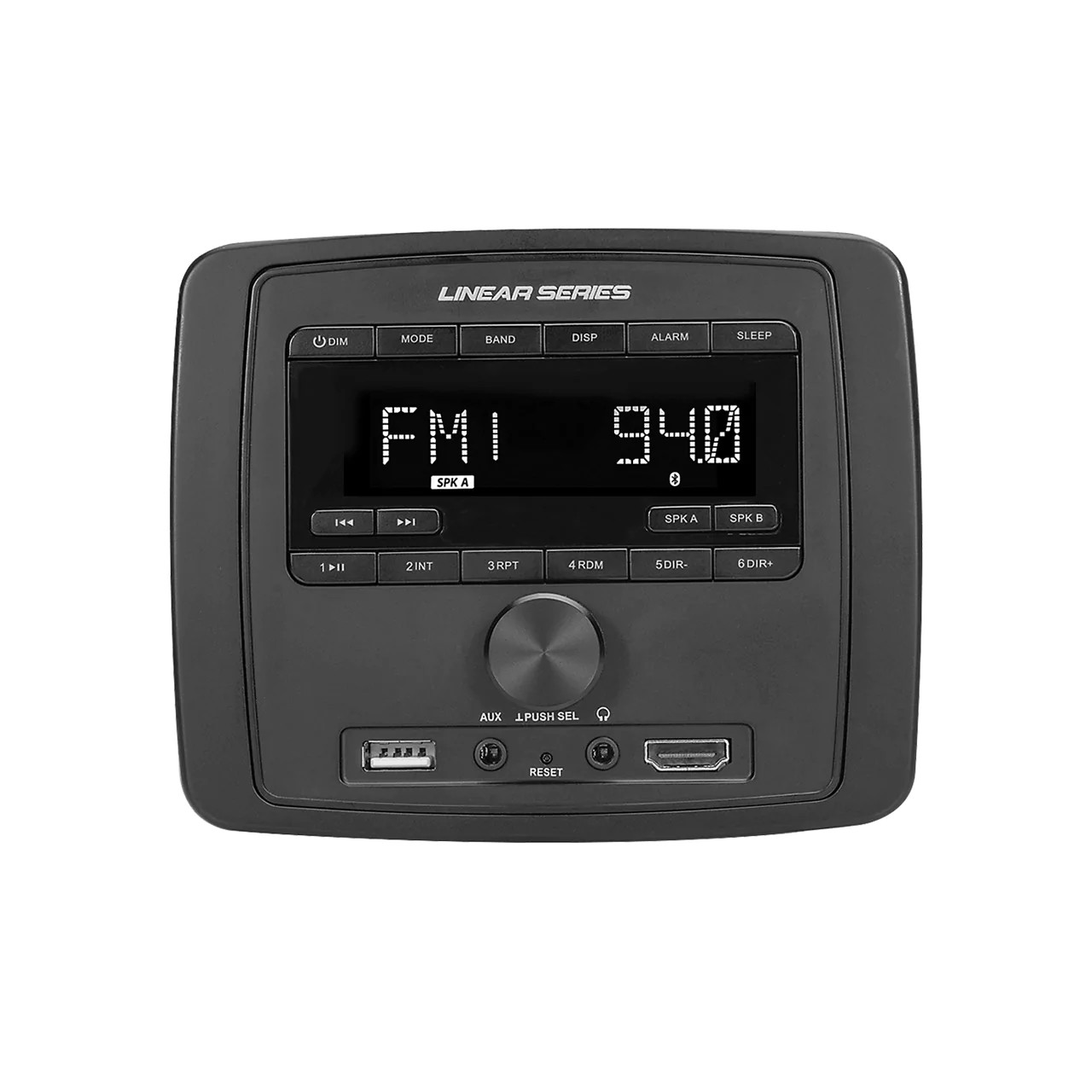 Dual-Zone Multimedia Stereo Receiver with Bluetooth/USB/AUX/