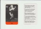 Madonna : attractive German game card