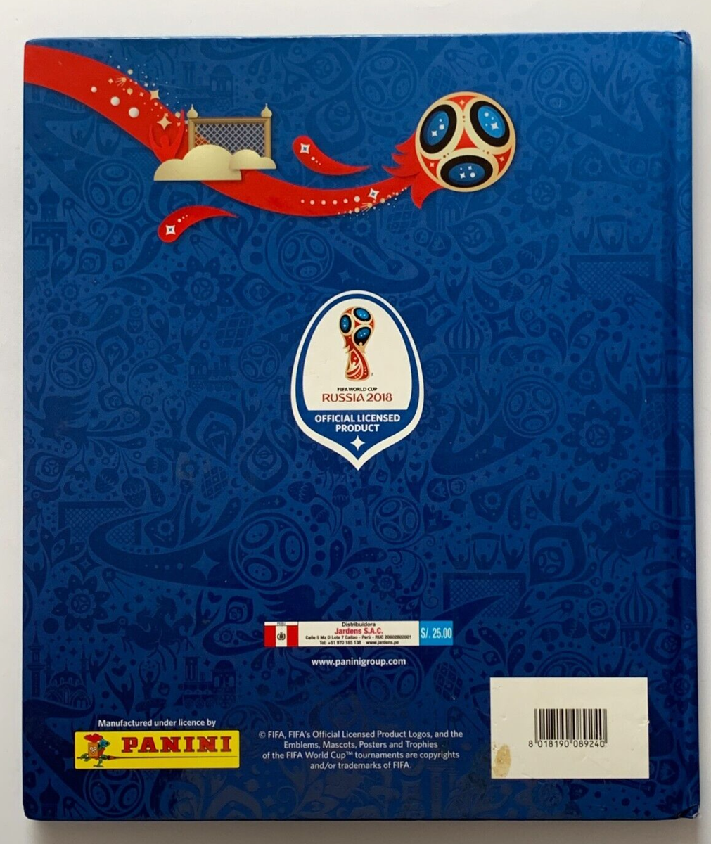 ALBUM FIFA World Cup Russia 2018 PANINI - Complete 100% Sticker