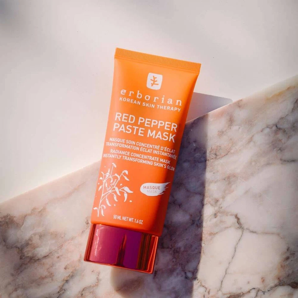 ERBORIAN Red Pepper Paste Radiance Boosting Concentrate Face Mask *CHOOSE SIZE* - Image 4 of 4