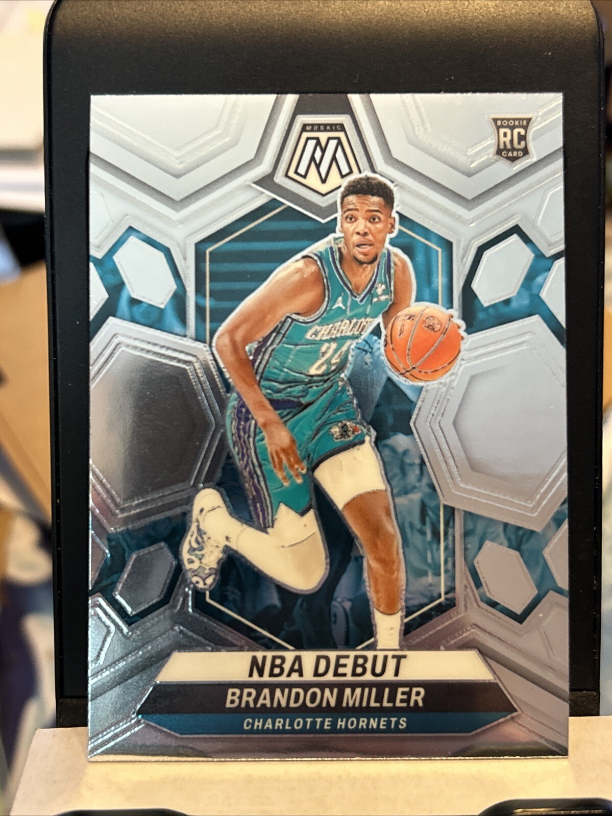 2023-24 Panini Mosaic #252 Brandon Miller Hornets NBA Debut Rookie