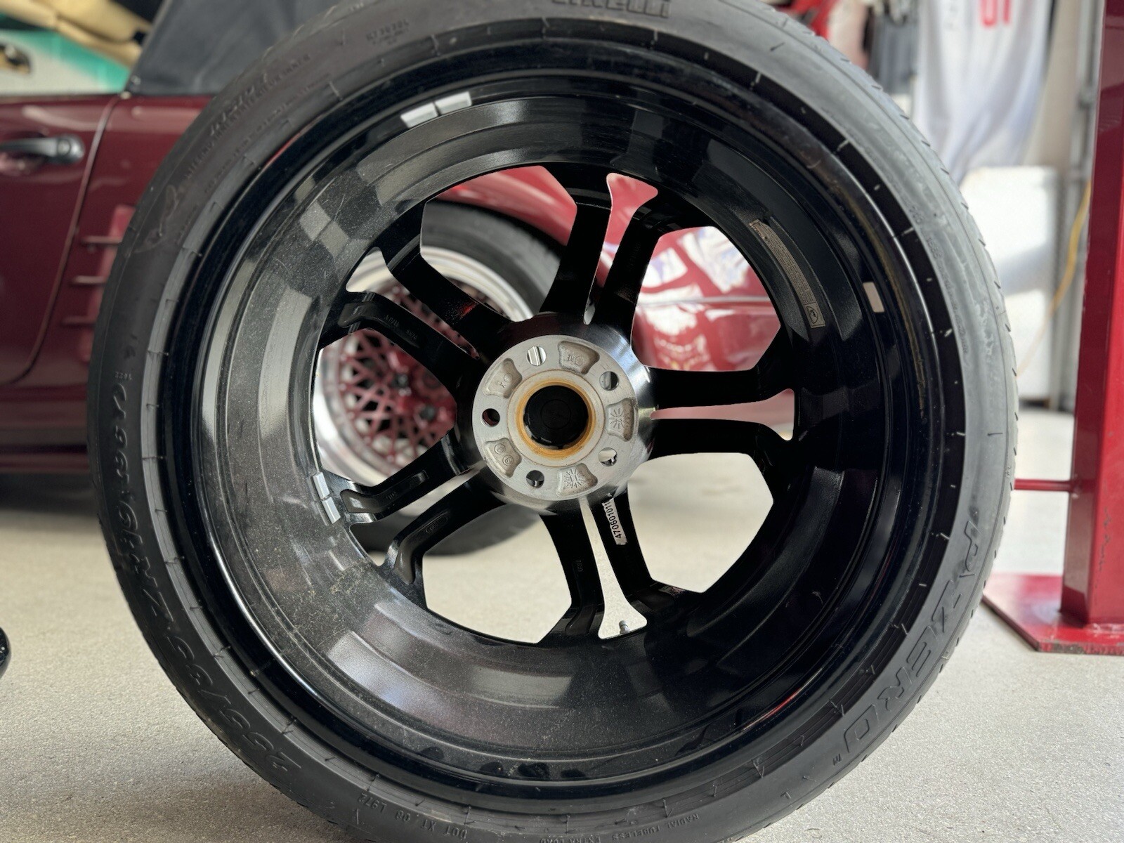 19”- 20”  Lamborghini Aventador Factory OEM Black  *PERFECT*Wheel Rim 470601017N