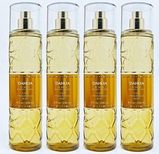 4 Bath Body Works DAHLIA Fine Fragrance Mist Body Spray 8 oz