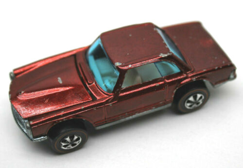 Vintage 1969 Hot Wheels Redline Mercedes Benz 280SL voiture moulée sous pression Mattel Hong Kong - Photo 1/7