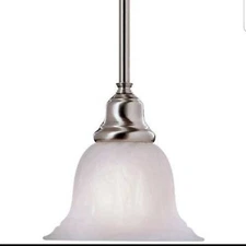 Lighting Dolan Designs Satin Nickel Mini Pendant 649-09