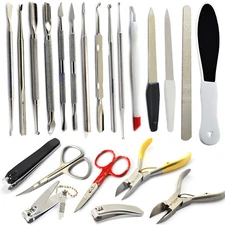 Professional Manicure Pedicure Grooming Tools Cuticle Remover Nail Spoon Gouge 