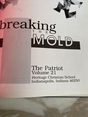 Anuario Heritage Christian HS Indianapolis Breaking the Mold High School 1993 - Imagen 4 de 10