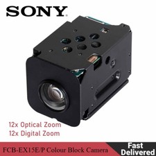 SONY FCB-EX15E/P 12X Optical Zoom Auto ICR CCTV HD Color Module Camera PAL NTSC