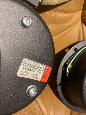 (Single) Volvo C70 Dynaudio Dome Midrange Upper Door Speaker OEM 8 Ohm