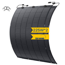 Flexibel Solarmodul 2*225W Solarpanel Mono für Camper Wohnmobil …