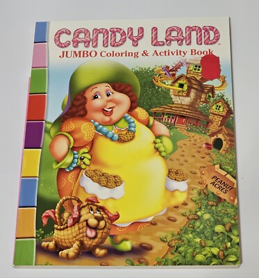 Rare Vintage Candy Land Coloring & Activity Book OOP