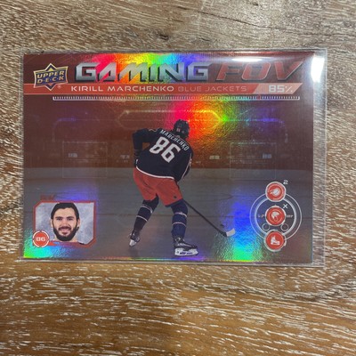 2024-25 UD Series 1 Kirill Marchenko Gaming FOV #GFOV-10 Blue Jackets