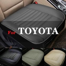 Car Front Seat Cover Leather Breathable Full Surround Cushion Mat Pad For Toyota