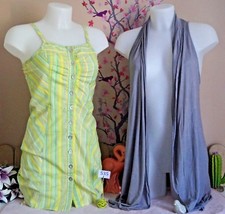 Lot vêtements occasion : Gilet " Cache Cache " Tunique " Pastille M. " - T : 36