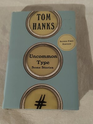 Tom Hanks Signed Uncommon Type Book. Guaranteed Third Party Authentication.