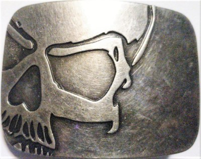 skeleton belt buckle