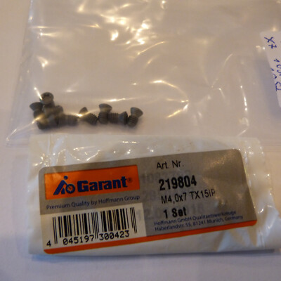 Klemmschraube Torxschraube Wendeschneidplatte Garant M4 x 7 IP15 2Stück