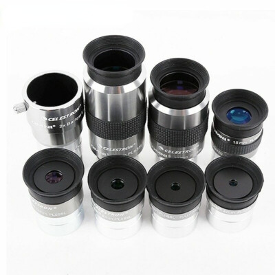 Celestron OMNI 4-40mm HD Eyepiece 2x Barlow Lens Fully Multi-Coated Telescope