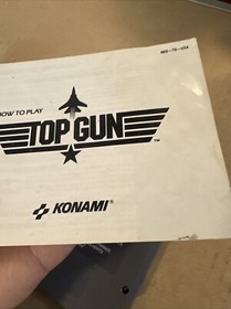 Top Gun for NES Nintendo Konami *Game and Manual* Tested Authentic Video Game