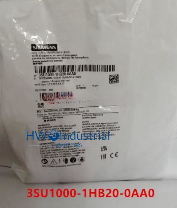 1PC New Siemens Emergency Stop Button Self-locking Red 3SU1000-1HB20-0AA0