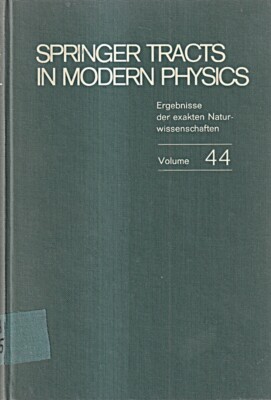 Springer tracts in modern Physics, Ergebnisse der exakten Naturwi