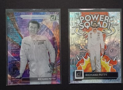 2023 Panini Donruss RICHARD PETTY Combo Power Squad #PS2 & Metal Masters #MM2!!