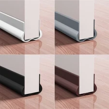 Door Bottom Seal Strips Soundproof Weather Stripping PVC for Home Office Hotel