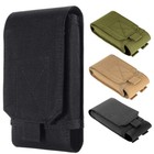 Men Universal Tactical Cell Phone Belt Pack Bag Molle Waist Pouch Holster Case