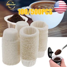500 for Keurig My K-cup Reusable Coffee Filter Disposable Paper Filter Cups New
