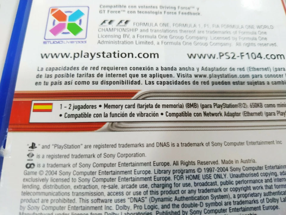 F1 04, PS2, Formula 1, Fernando Alonso, COMPLETO, foto 3 de 4