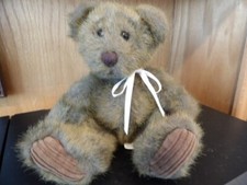 Minky Teddy Bear 9" Corduroy Paws First  Main Plush Brown 1402