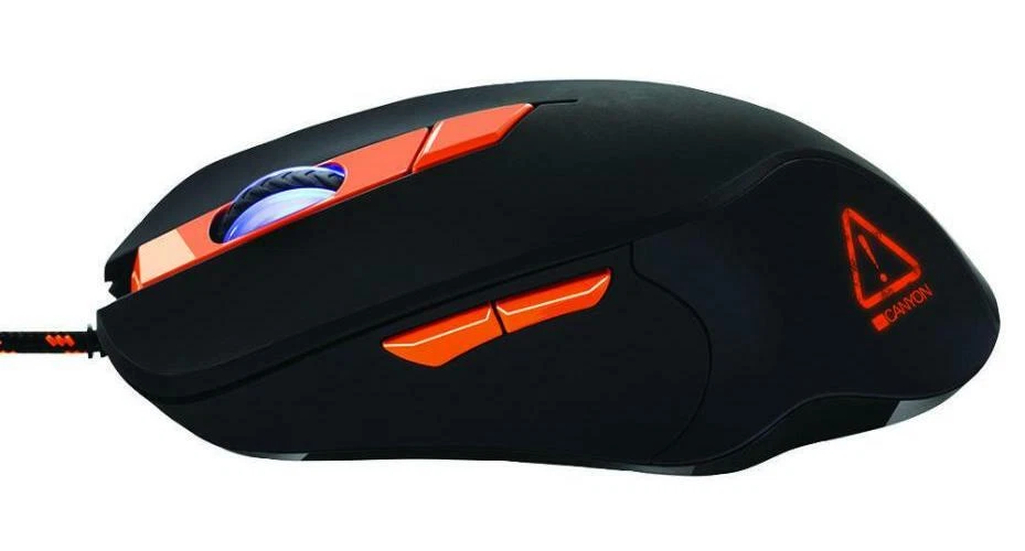 Eclector 6 Button Optical Mouse, Black - CND-SGM03RGB - Image 3 of 4