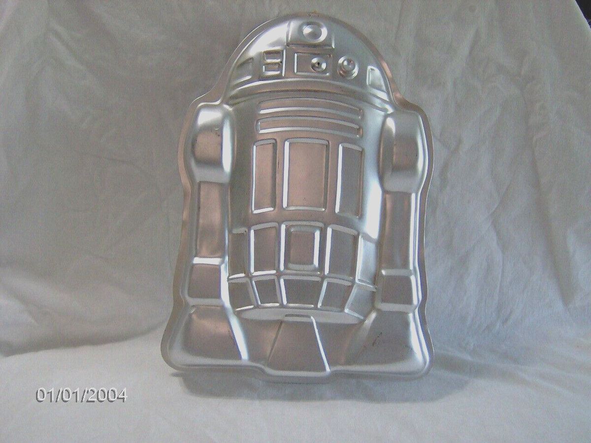 WILTON STAR WARS R2D2 Robot Novelty Shape Aluminum CAKE PAN 502-1425 1980