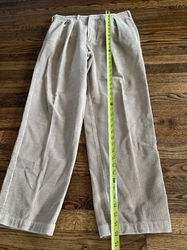 Vintage Polo By Ralph Lauren Corduroy Pants Men’s Size 36x32 Andrew Pants - Picture 7 of 7