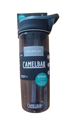 CAMELBAK Trinkflasche, Eddy Charcoal 0,60l, Beißventil Auslaufsicher BPA Frei