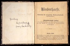 Kinderharfe  - Liederbuch für evangelische Kindergottesdienste, 1889