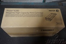 New Sealed Box Genuine OEM Xerox 106R01393 Magenta Toner Phaser 6280 12.11.08